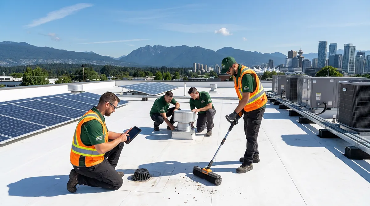 Flat Roof Maintenance for Commercial Buildings