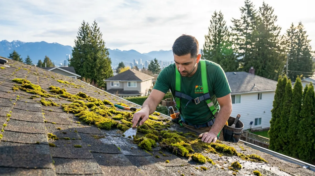 How Moss Damages Your Roof - North Vancouver Guide
