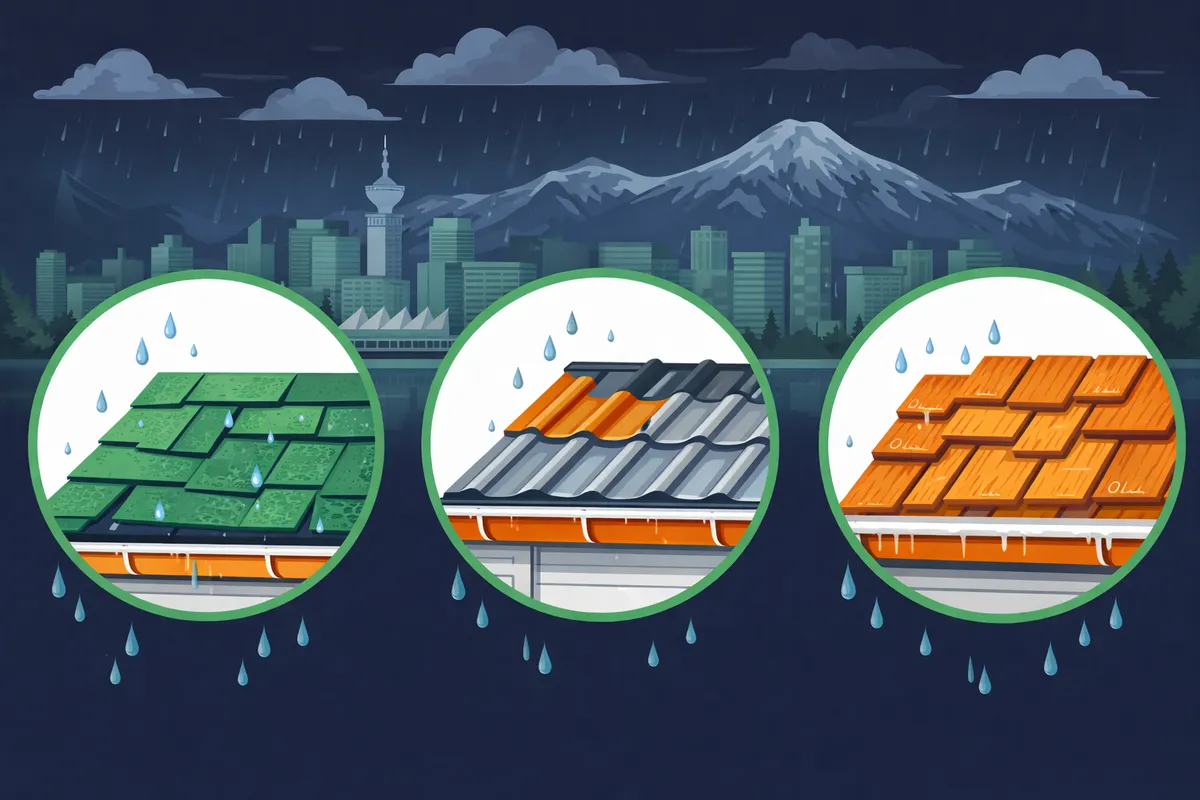 Best Roofing Materials for Vancouver's Climate