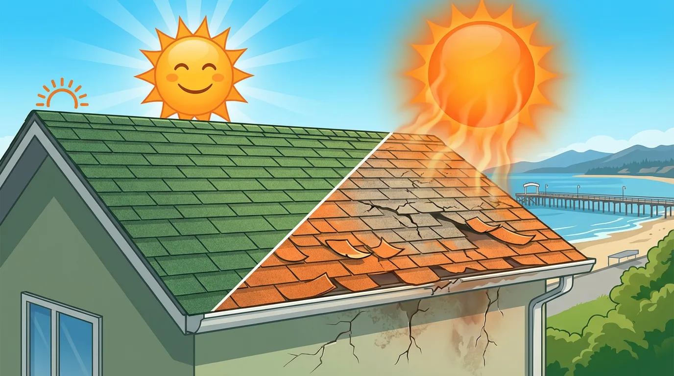 How UV and Sun Exposure Damage Roofs in White Rock
